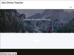 Sites similar to askonlineteacher.com