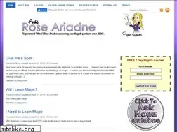 Sites similar to askroseariadne.com