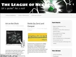 Sites similar to asktheleagueofnerds.com