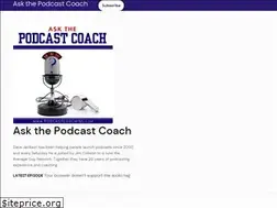 Sites similar to askthepodcastcoach.com