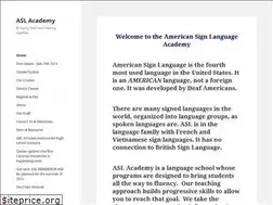 Sites similar to aslacademy.org