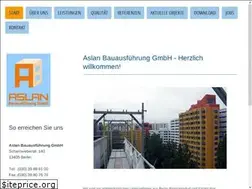 Sites similar to aslan-bau.de