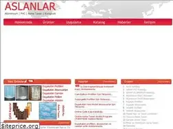 Sites similar to aslanlaraluminyum.com