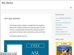 Sites similar to aslbasics.com