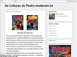 Sites similar to asleiturasdopedro.blogspot.com