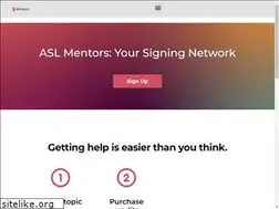 Sites similar to aslmentors.com