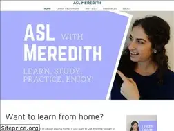 Sites similar to aslmeredith.com