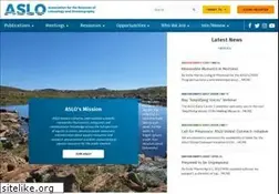 Sites similar to aslo.org