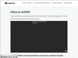 Sites similar to asmr.fi