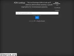 Sites similar to asnlookup.com