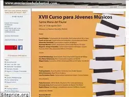 Sites similar to asociacionbelabartok.com