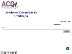 Sites similar to asociacioncolombianadeornitologia.org