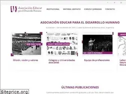 Sites similar to asociacioneducar.com
