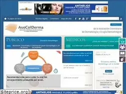 Sites similar to asocolderma.org.co