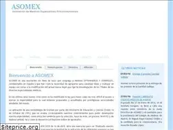 Sites similar to asomex.es