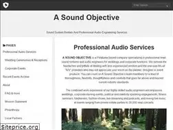 Sites similar to asoundobjective.com