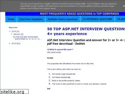 Sites similar to asp-netinterviewquestions.blogspot.com