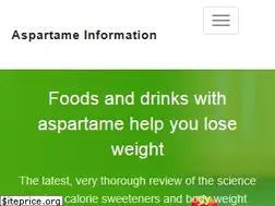Sites similar to aspartame.info