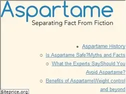 Sites similar to aspartame.org