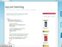 Sites similar to aspdotnet-learning.blogspot.com