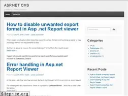Sites similar to aspdotnetcms.wordpress.com