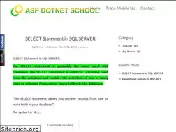 Sites similar to aspdotnetschool.com