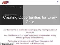 Sites similar to aspenaef.org