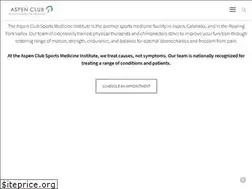 Sites similar to aspenclubsportsmedicine.com