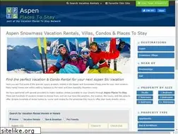 Sites similar to aspenplacestostay.com