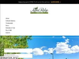 Sites similar to aspenridgememorycare.com