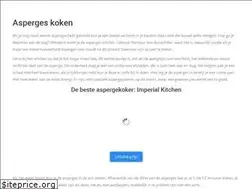 Sites similar to aspergeskoken.info
