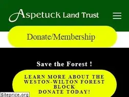 Sites similar to aspetucklandtrust.org