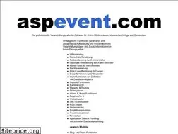 Sites similar to aspevent.com