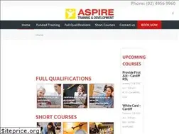Sites similar to aspire-training.com.au