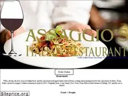 Sites similar to assaggios-nc.com