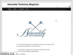 Sites similar to assemblytestimony.org