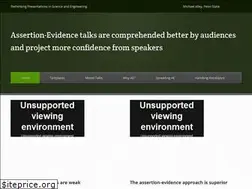 Sites similar to assertion-evidence.com