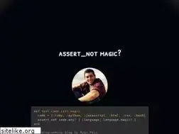 Sites similar to assertnotmagic.com