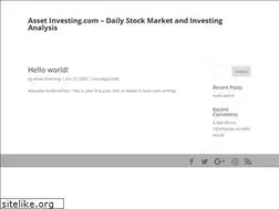 Sites similar to assetinvesting.com