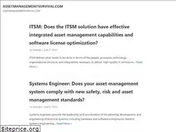 Sites similar to assetmanagementsurvival.com