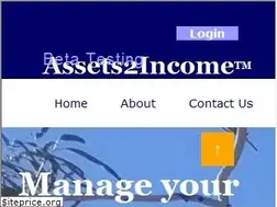 Sites similar to assets2income.com