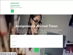 Sites similar to assignmentabroadtime.com