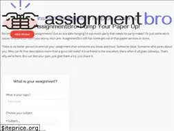 Sites similar to assignmentbro.com