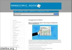 Sites similar to assignmenteditor.com