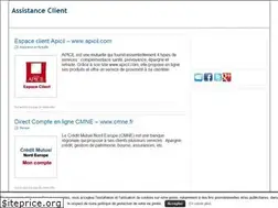 Sites similar to assistance-client.fr