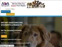 Sites similar to assistancedogregistry.com