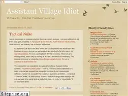 Sites similar to assistantvillageidiot.blogspot.com