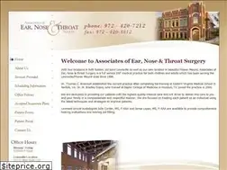Sites similar to associatesofent.com