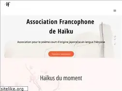 Sites similar to association-francophone-de-haiku.com