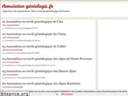 Sites similar to association-genealogie.fr